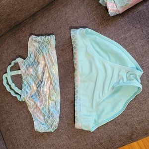 Mermaid tankini bathing suit